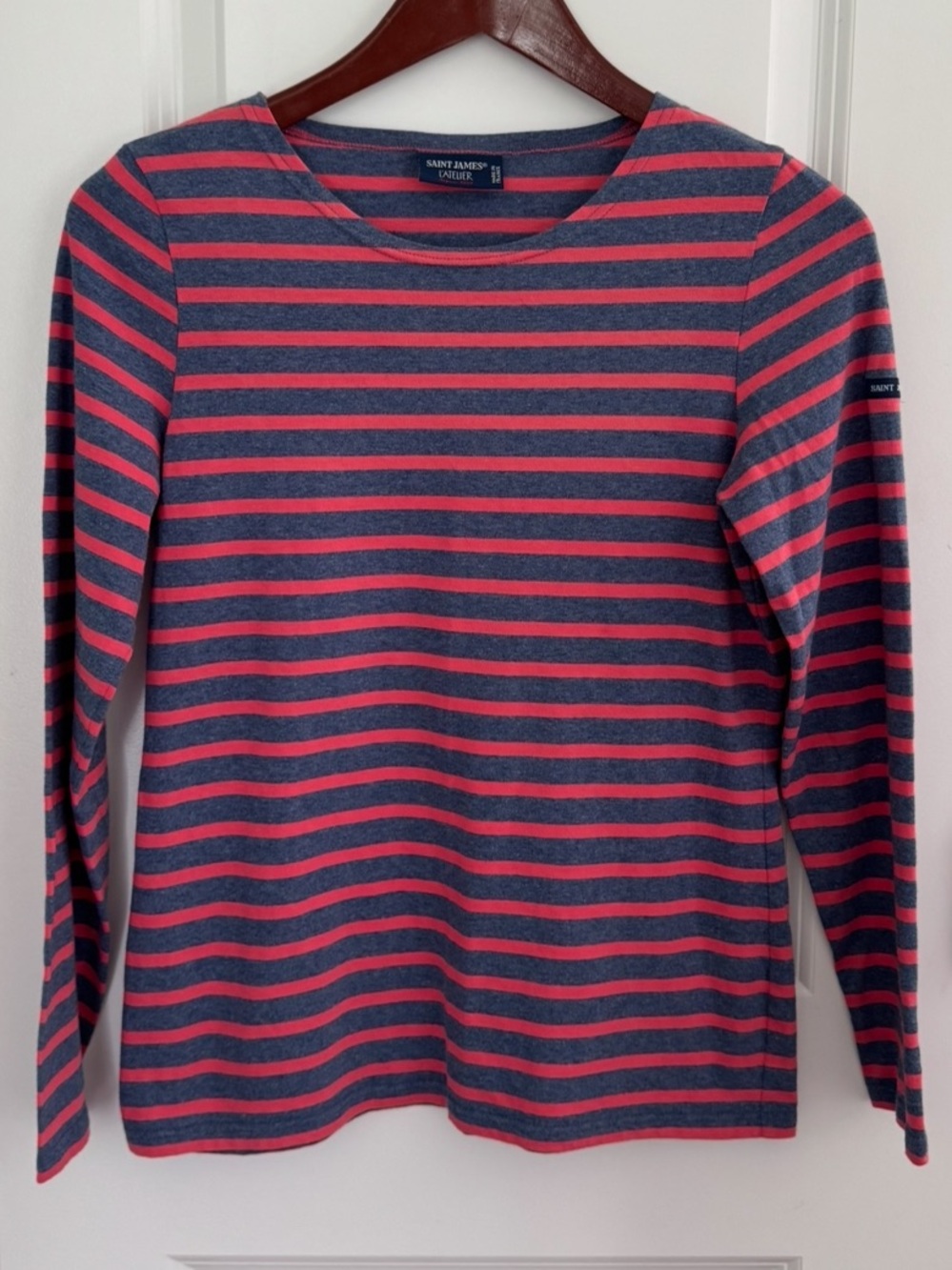 Saint James L’Atelier Breton Stripe Long Sleeve Top